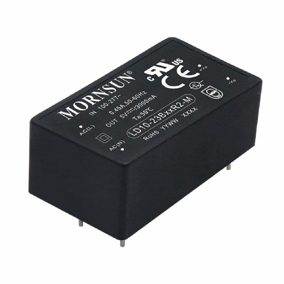 Alimentatore industriale Mornsun LD10-23B05R2-M da 10 W con ampio range di tensione di ingresso-Leggi tutto