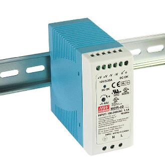 Alimentatore industriale universale Mean Well DIN MDR-40-24 da 40 W con segnale DC OK integrato-Leggi tutto