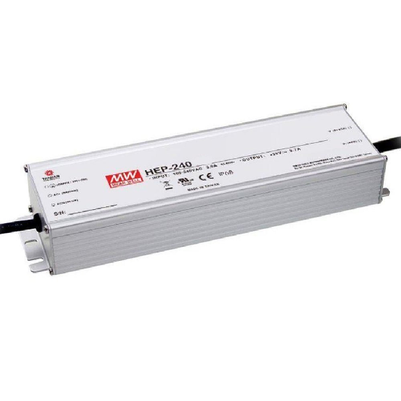 Alimentatore LED Mean Well HEP-240 da 240W con protezione IP65-Leggi tutto