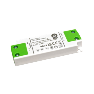 Alimentatore LED compatto e affidabile da 15W per strisce LED e faretti a bassa potenza-Leggi tutto