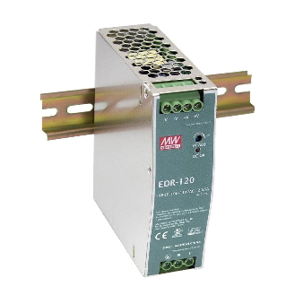 Alimentatore Mean Well DIN EDR-120 da 120W per automazione degli edifici e applicazioni industriali-Leggi tutto
