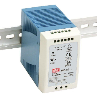 Alimentatore Mean Well Din Din MDR-100-48 da 100 W per guida DIN per automazione industriale-Leggi tutto