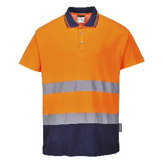 Portwest - Polo coton bicolore HV - S174-Lire la description
