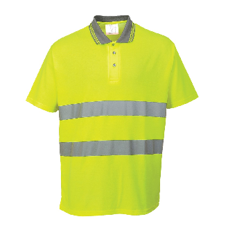 Portwest - Polo HV manches courtes Coton Comfort - S171-Lire la description