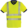 Coverguard - Tee-shirt col en V jaune haute visibilité YARD