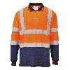 Portwest - Polo bicolore manches longues HV - S279