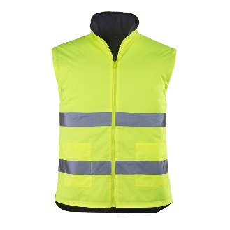 Coverguard - Parka thermique 4 en 1 HV jaune bleu marine ROADWAY classe 3-Lire la description