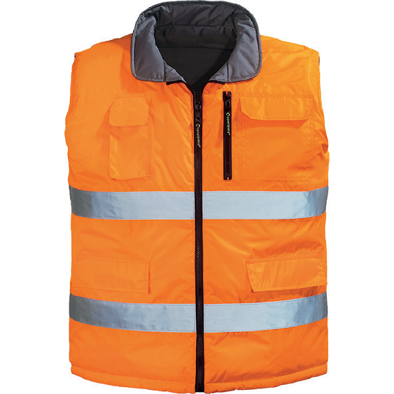 Coverguard - Gilet réversible HV orange HI-WAY classe 2 Coverguard - Gilet réversible HV orange HI-WAY classe 2-Lire la description