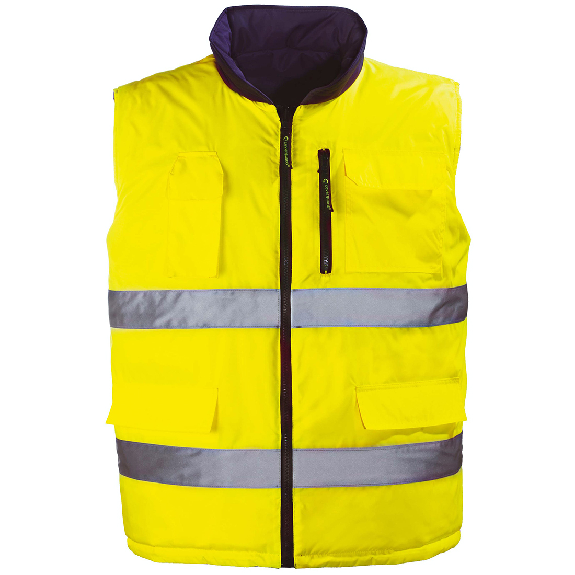 Coverguard - Gilet réversible HV jaune HI-WAY classe 2-Lire la description