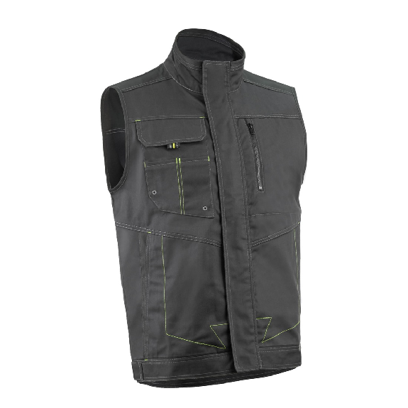 Coverguard - Gilet gris vert BARVA-Lire la description