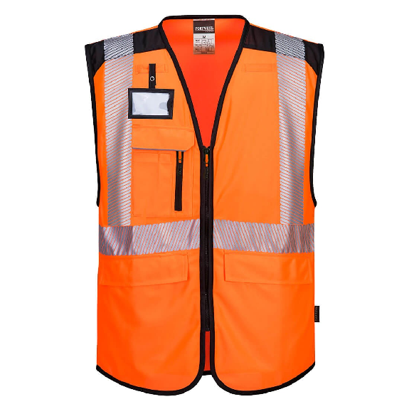 Portwest - Gilet multipoches haute visibilité PW3 Portwest - Gilet multipoches haute visibilité PW3-Lire la description