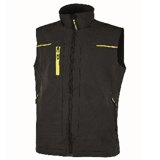 U-Power - Gilet en tissu noir SATURN-Lire la description