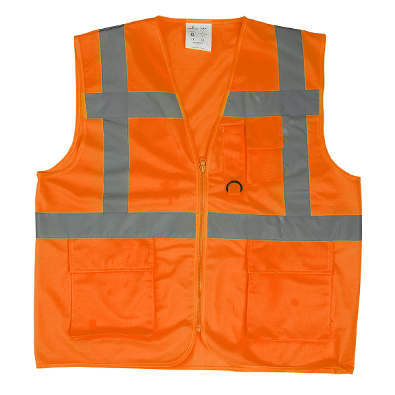 Coverguard - Gilet sans manches orange haute visibilité YARD-Lire la description