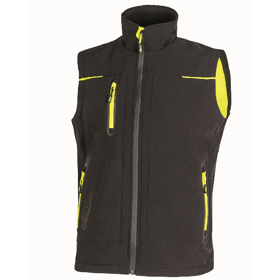 U-Power - Gilet de travail sans manches noir UNIVERSE-Lire la description