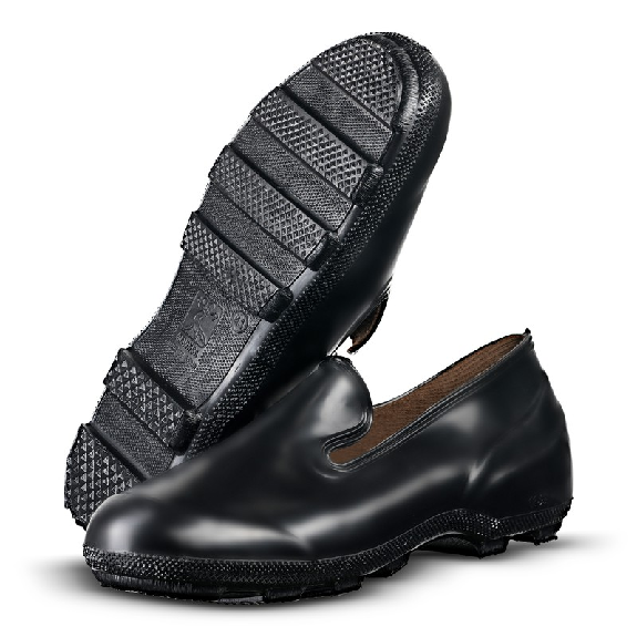 Chanclos impermeables negros de PVC-Leer más