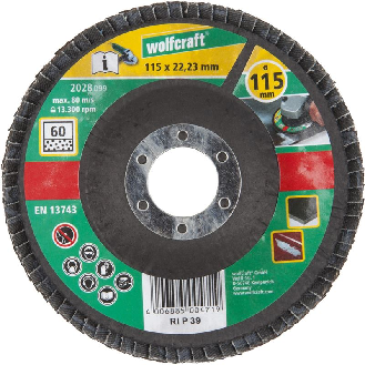 1 disco de láminas abrasivo WS. grano 60 Ø 115 mm 2028099-Leer más