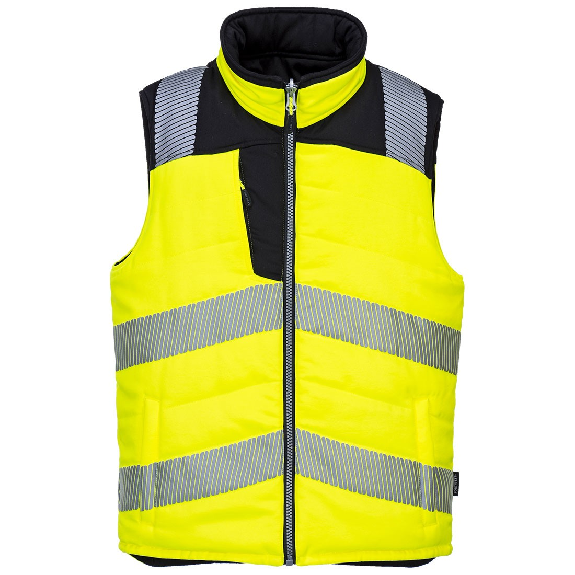 Portwest - Bodywarmer réversible PW3 HV - PW374 Portwest - Bodywarmer réversible PW3 HV - PW374-Lire la description