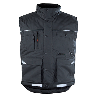 Coverguard - Gilet noir Ripstop multipoches-Lire la description