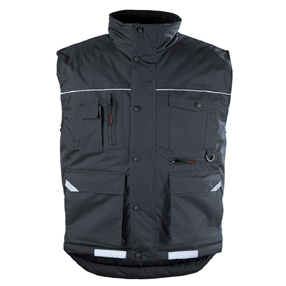 Coverguard - Gilet noir Ripstop multipoches-Lire la description