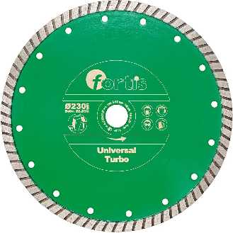 Diamant-Trennscheibe Univl Turbo Ø 230 mm turbosegmentiert 10 mm Bohrung 22,2 mm-Beschreibung lesen