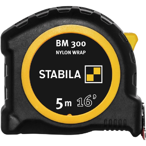 Flexómetro BM 300, 5 m (16'), escala cm/pulg.-Leer más