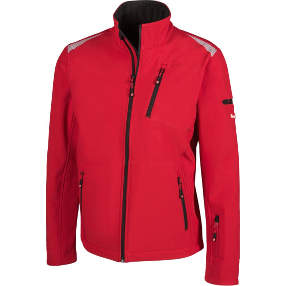 Herren Jacke 24, rot/schwarz Gr.L-Beschreibung lesen