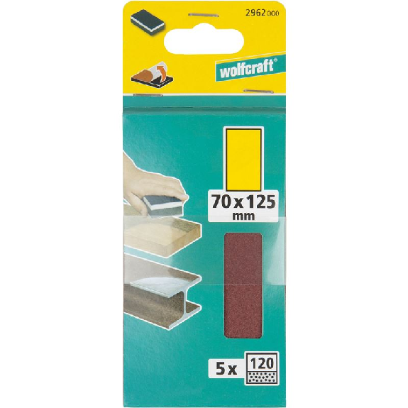 5 hojas de lijar adhesivas Corindón de grano 120 de 70 x 125 mm-Leer más