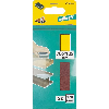 5 hojas de lijar adhesivas Corindón de grano 120 de 70 x 125 mm