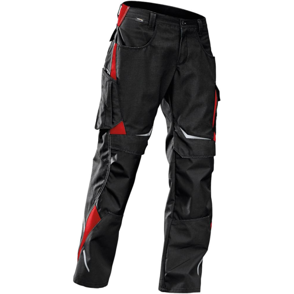 Hose PULSSCHLAG high Gr. 54, schw./mittelrot-Beschreibung lesen