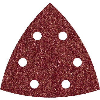 5 hojas abrasivas adhesivas Corindón, grano 120 Delta 105 mm-Leggi tutto