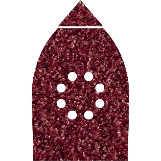 6 hojas abrasivas adhesivas corindón de grano 40 de 107 x 142 mm-Beschreibung lesen