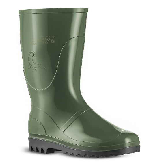 Botas de agua caña baja color oliva Botas de agua caña baja color oliva-Leer más