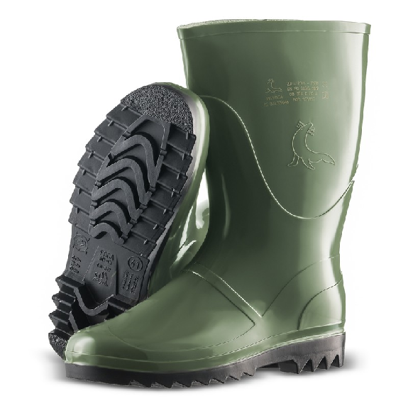 Botas de agua caña baja color oliva Botas de agua caña baja color oliva-Leer más