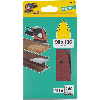 10 hojas abrasivas adhesivas corindón de grano 240 de 96 x 136 mm 10 hojas abrasivas adhesivas corindón de grano 240 de 96 x 136 mm