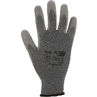 [12 pares] Guantes de nylon y poliuretano gris-Leer más
