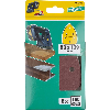 6 hojas abrasivas adhesivas corindón de grano 180 de 98 x 139 mm