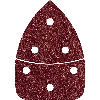 6 hojas abrasivas adhesivas corindón de grano 180 de 98 x 139 mm