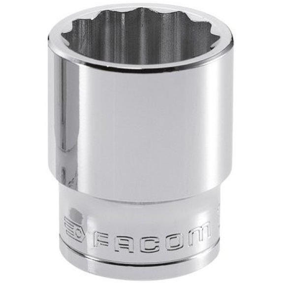 Douille à carré 1/2" de 12 pans métrique  "S.13" de 13 m/m-Leer más