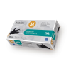 [100u] Guantes desechables 7.0g de nitrilo en color negro