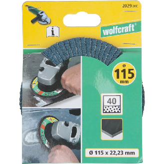 1 disco de láminas abrasivo WS. grano 40 Ø 115 mm 2029000-Beschreibung lesen