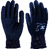 [12 pares] Guantes de poliuretano nylon negros 3L