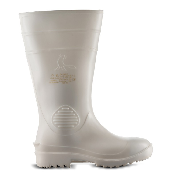 Bota de agua blanca antigrasa seguridad Segur-Leer más