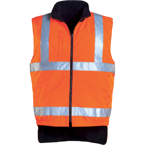 Coverguard - Gilet thermique HV orange doublé polaire HI-WAY Coverguard - Gilet thermique HV orange doublé polaire HI-WAY-Lire la description