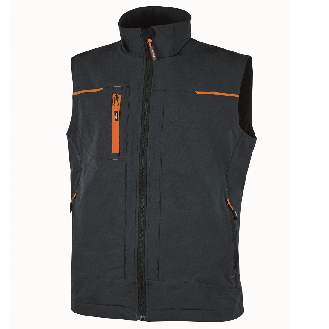 U-Power - Gilet en tissu bleu foncé SATURN-Lire la description