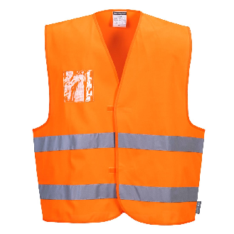 Portwest - Gilet HV avec porte-badge double entrée - C475-Lire la description