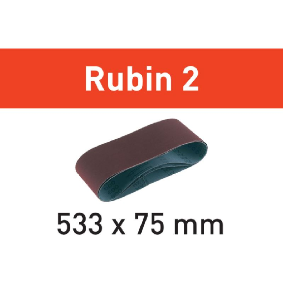 Banda de lijar L533X 75-P80 RU2/10 Rubin 2 - 499157 --Leer más