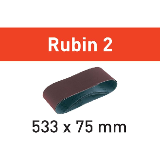 Banda de lijar L533X 75-P80 RU2/10 Rubin 2 - 499157 --Leer más