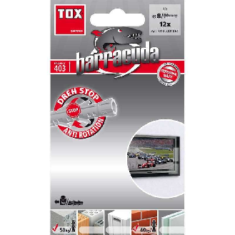 013100021 - Caja de 100 tacos expansibles SD BARRACUDA, 5 x 25mm-Leer más