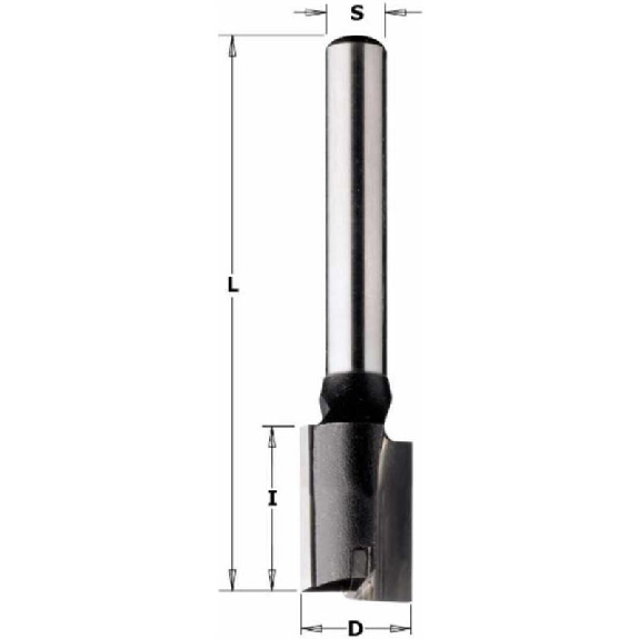 Fresa para pantógrafo Z2+1 HW D:12x40x90 S:8 DX-Leer más