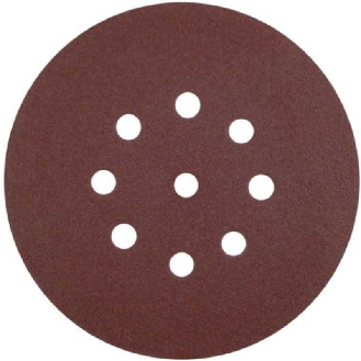 KE.RR150/6.120 - Caja de 50 discos de 150mm de papel autoadhrente AO (6 agujeros, grano120)-Leer más